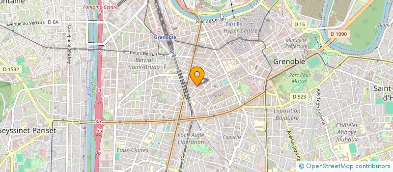 localisation de l'entreprise SCI LE BERT à GRENOBLE