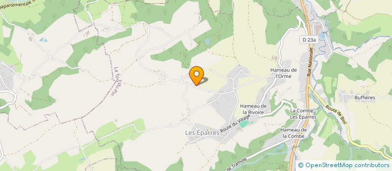 localisation de l'entreprise SCI LE BERTHON  LES EPARRES