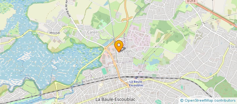 localisation de l'entreprise SCI LE BESLONNEAU  GUERANDE