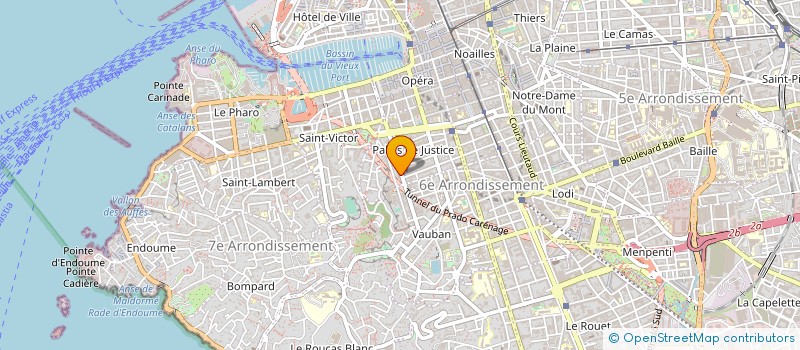 localisation de l'entreprise SCI LE BESSET à MARSEILLE