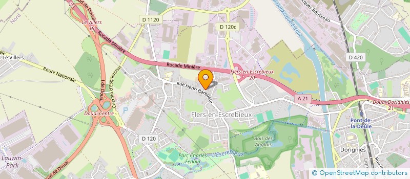 localisation de l'entreprise SCI LE BETHUNE  FLERS-EN-ESCREBIEUX