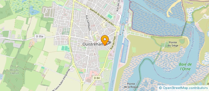 localisation de l'entreprise SCI LE BIEF  OUISTREHAM