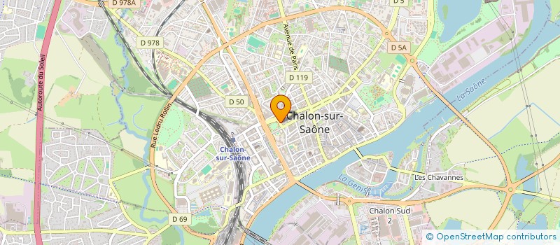 localisation de l'entreprise SCI LE BIEN ALLER à CHALON-SUR-SAONE