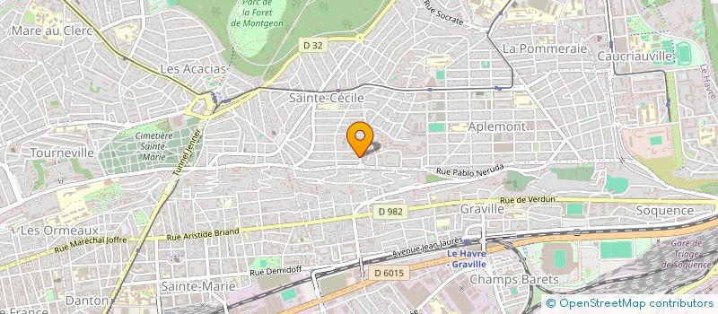 localisation de l'entreprise SCI LE BIEN HETRE à LE HAVRE