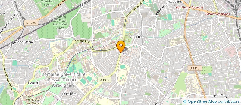 localisation de l'entreprise SCI LE BIENVENUE  TALENCE