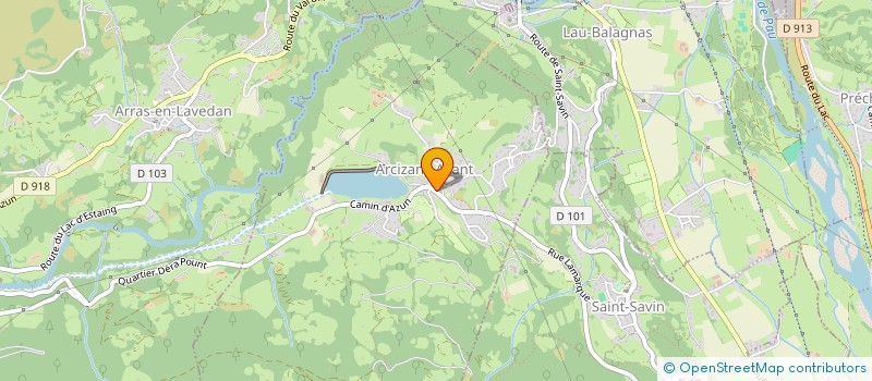 localisation de l'entreprise SCI LE BIGNALET  ARCIZANS-AVANT