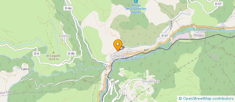 localisation de l'entreprise SCI LE BIGNE  OLETTE