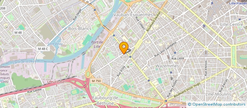 localisation de l'entreprise SCI LE BIGORNEAU à LILLE