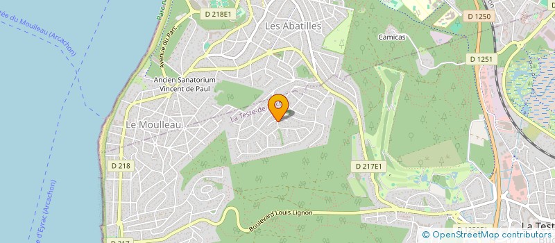 localisation de l'entreprise SCI LE BIHAN à LA TESTE-DE-BUCH