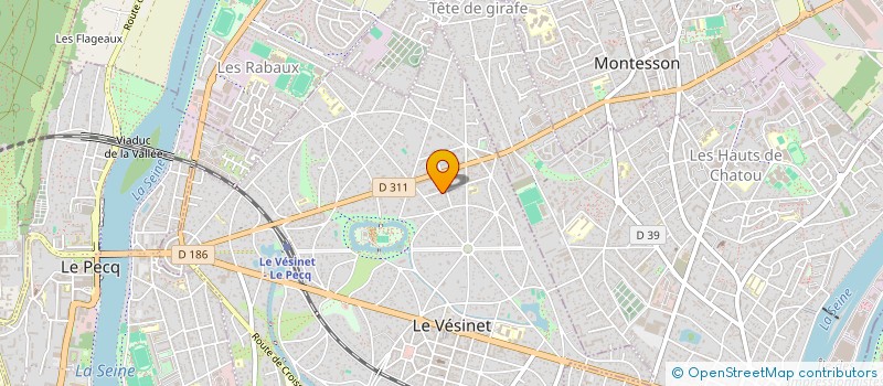 localisation de l'entreprise SCI LE BIHAN  LE VESINET