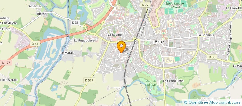 localisation de l'entreprise SCI LE BIHAN & CO  BRUZ
