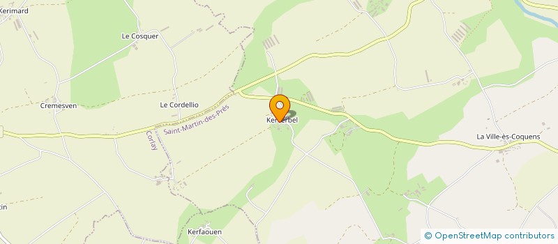 localisation de l'entreprise SCI LE BIHAN-LEYOUR  LE HAUT-CORLAY