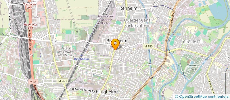 localisation de l'entreprise SCI LE BIHOREAU  BISCHHEIM