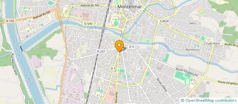 localisation de l'entreprise SCI LE BILLEREEY à MONTELIMAR