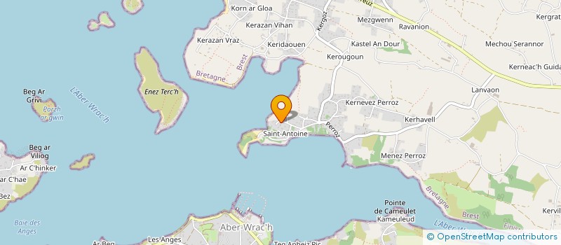 localisation de l'entreprise SCI LE BILOU BIHAN  PLOUGUERNEAU