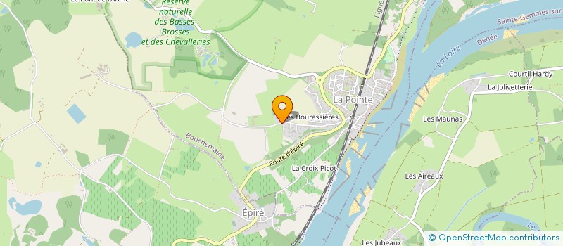 localisation de l'entreprise SCI LE BIVOUAC  BOUCHEMAINE