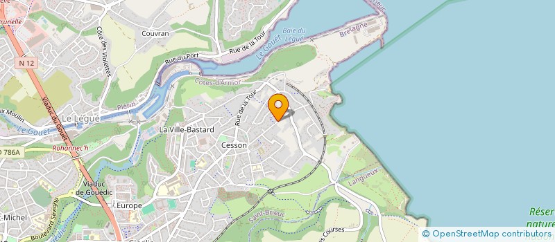 localisation de l'entreprise SCI LE BIZEN à SAINT-BRIEUC