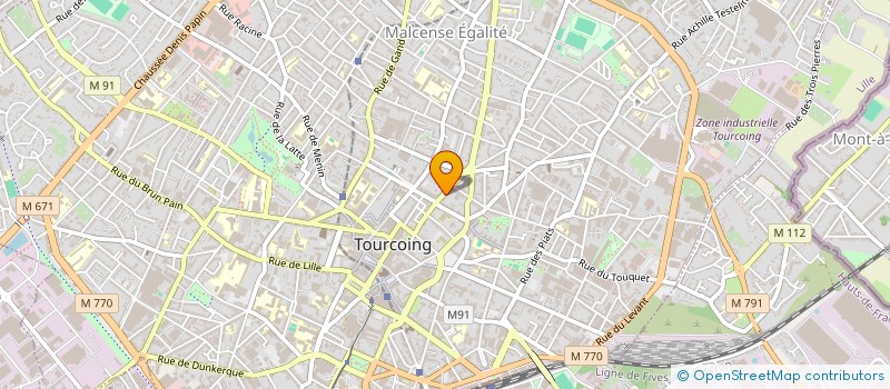 localisation de l'entreprise SCI LE BLANC SEAU  TOURCOING