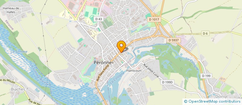 localisation de l'entreprise SCI LE BLASON à PERONNE