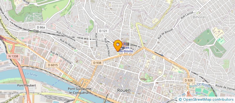 localisation de l'entreprise SCI LE BLEUET à ROUEN