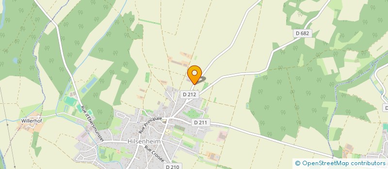 localisation de l'entreprise SCI LE BLOND  HILSENHEIM