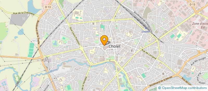 localisation de l'entreprise SCI LE BLORDIERE à CHOLET