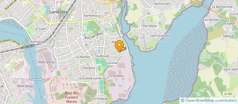 localisation de l'entreprise SCI LE BOAHEC-LAMART  LANESTER
