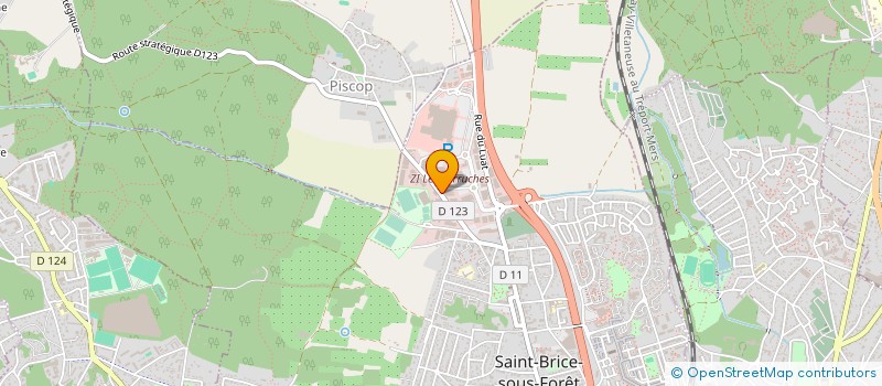 localisation de l'entreprise SCI LE BOCAGE à SAINT-BRICE-SOUS-FORET