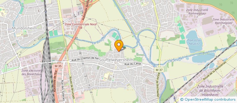 localisation de l'entreprise SCI LE BOCAGE  SOUFFELWEYERSHEIM