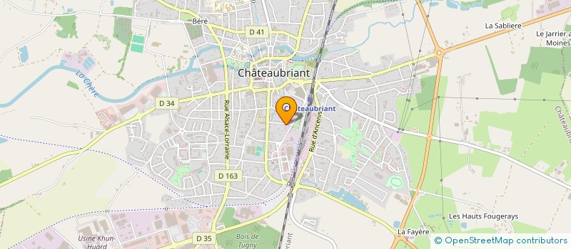 localisation de l'entreprise SCI LE BOCAGE  CHATEAUBRIANT