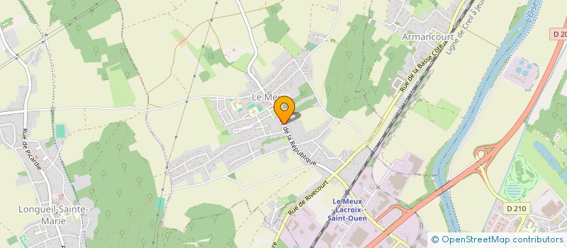 localisation de l'entreprise SCI LE BOCAGE  LE MEUX