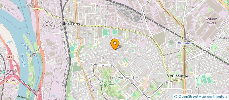 localisation de l'entreprise SCI LE BOCAL  VENISSIEUX