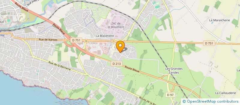 localisation de l'entreprise SCI LE BOCCAGE  PORNIC