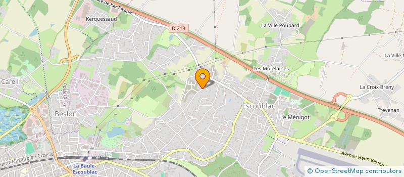 localisation de l'entreprise SCI LE BOHEC  LA BAULE-ESCOUBLAC