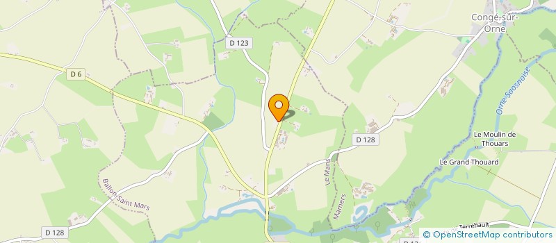 localisation de l'entreprise SCI LE BOHEME  MEZIERES-SUR-PONTHOUIN