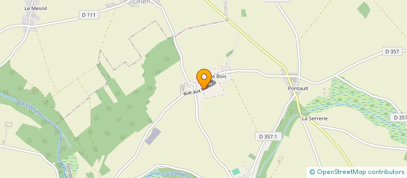 localisation de l'entreprise SCI LE BOIS à NOTTONVILLE