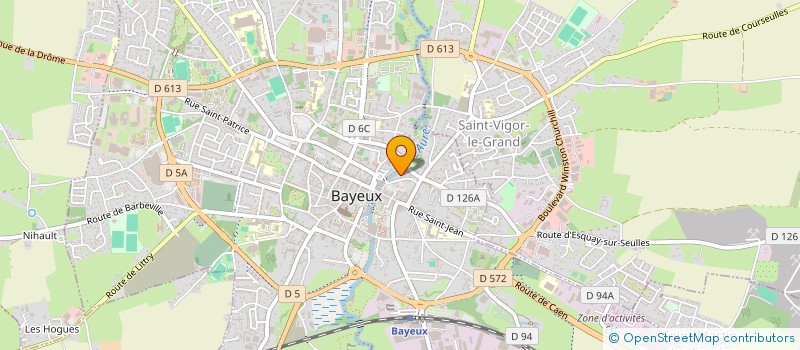 localisation de l'entreprise SCI LE BOIS  BAYEUX