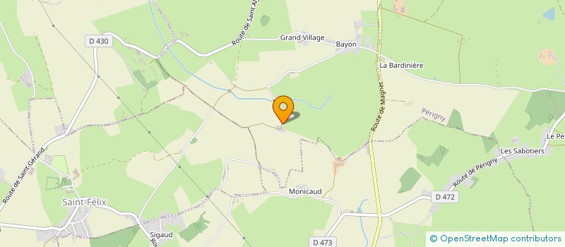 localisation de l'entreprise SCI LE BOIS  SANSSAT