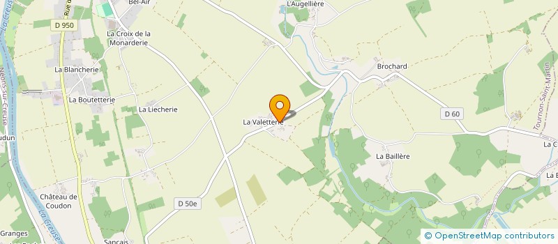 localisation de l'entreprise SCI LE BOIS B.G à MERIGNY