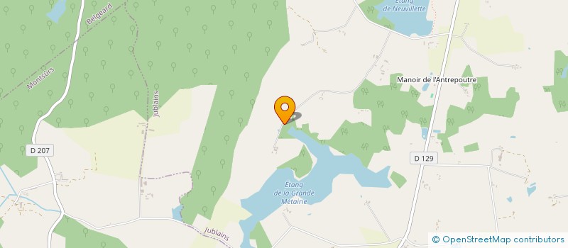 localisation de l'entreprise SCI LE BOIS CLOS  JUBLAINS