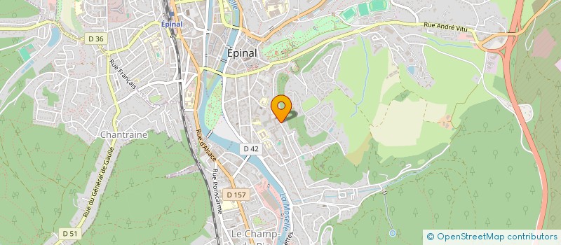 localisation de l'entreprise SCI LE BOIS DE CHAUMONT à EPINAL