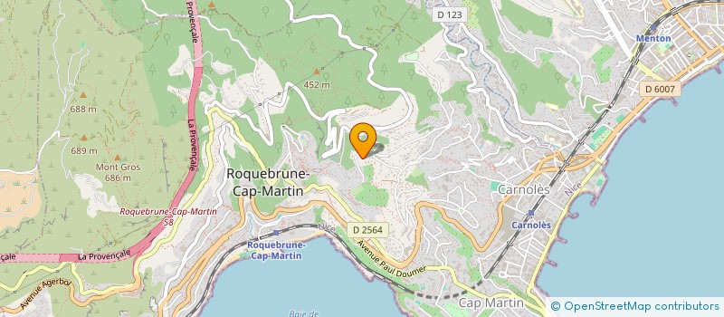 localisation de l'entreprise SCI LE BOIS DE CIMIEZ à ROQUEBRUNE-CAP-MARTIN