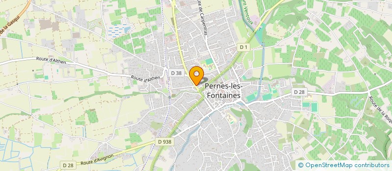 localisation de l'entreprise SCI LE BOIS DE L'ESSARD  PERNES-LES-FONTAINES