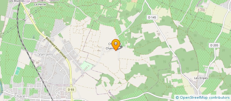 localisation de l'entreprise SCI LE BOIS DE LA CHESNAIE  SAUMUR