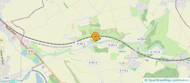 localisation de l'entreprise SCI LE BOIS DE LA MOTTE à ANET