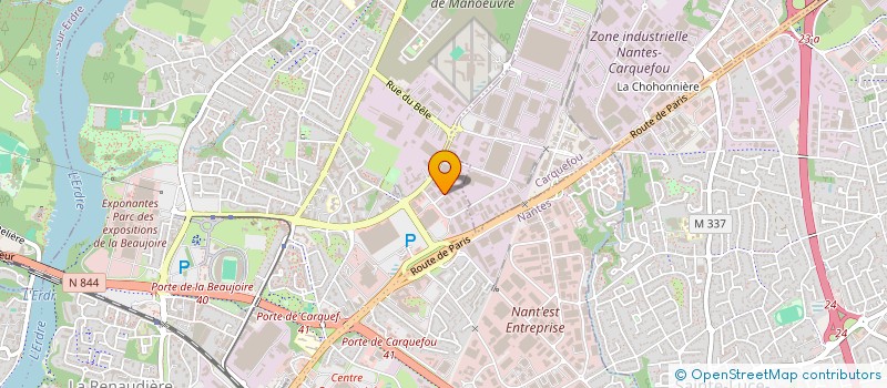 localisation de l'entreprise SCI LE BOIS DE LA NOE BLANCHE  NANTES