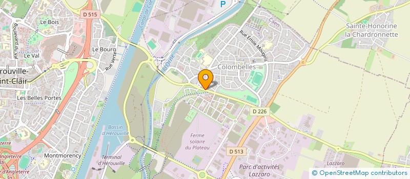 localisation de l'entreprise SCI LE BOIS DE LA PLEURE  COLOMBELLES