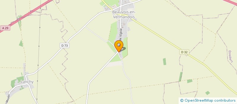 localisation de l'entreprise SCI LE BOIS DES OISELETS  BEAUVOIS-EN-VERMANDOIS