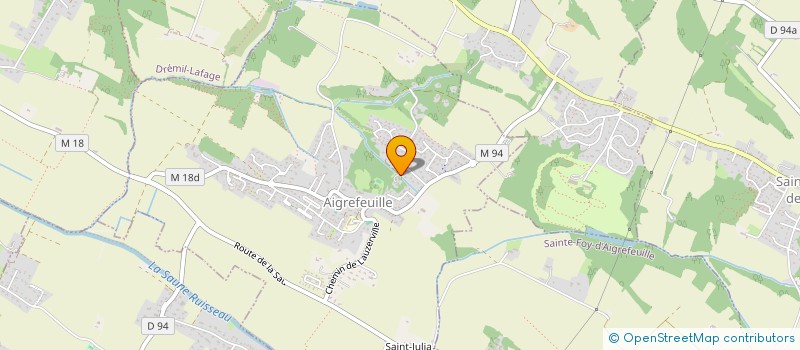 localisation de l'entreprise SCI LE BOIS DES OLIVIERS  AIGREFEUILLE