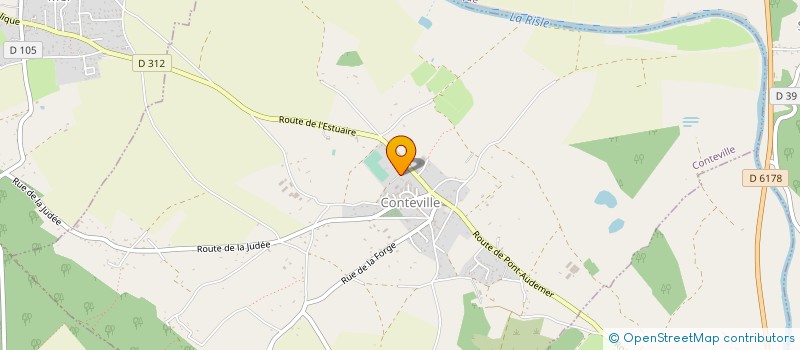 localisation de l'entreprise SCI LE BOIS DES PIERRES  CONTEVILLE